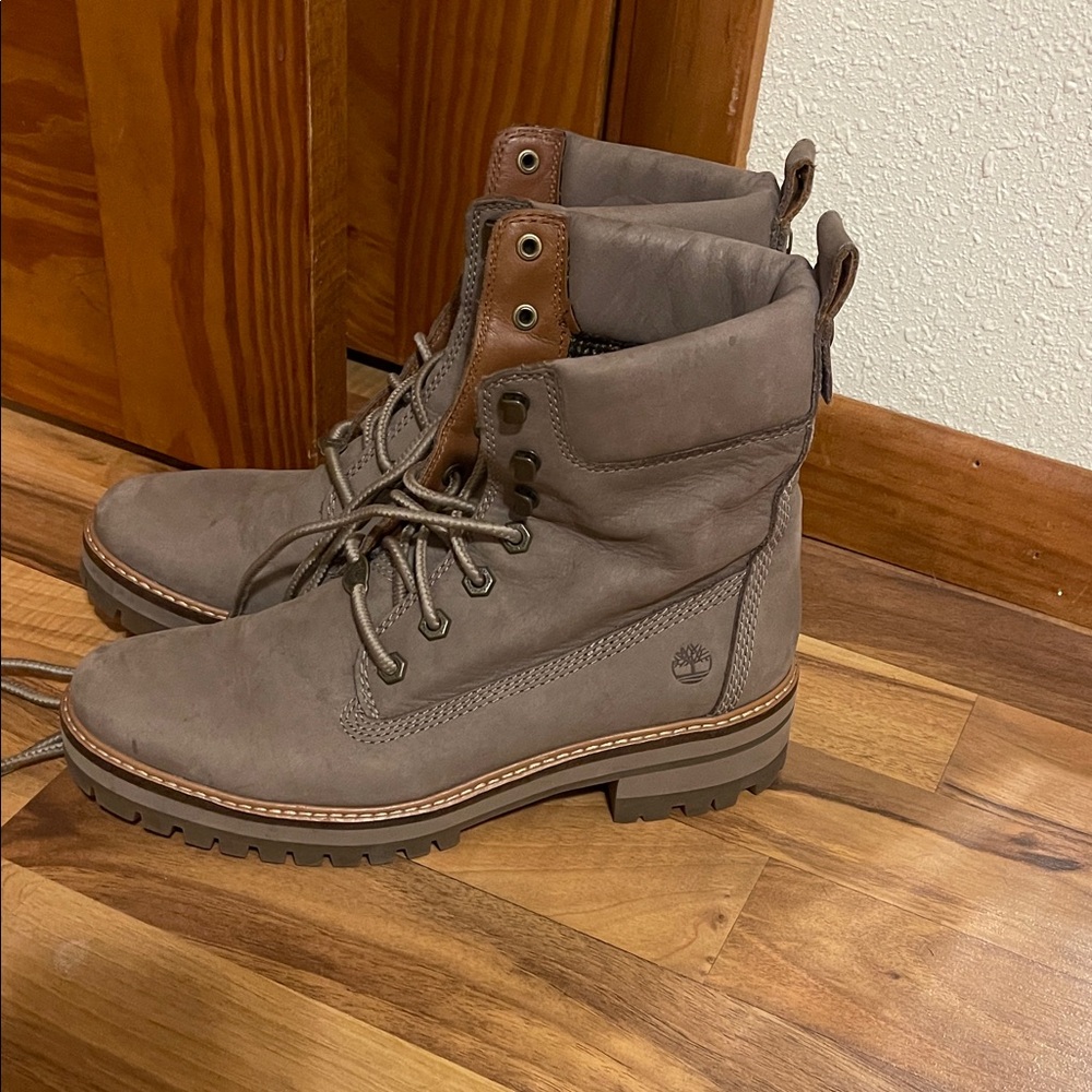 Timberland Brown Lace-Up Boots